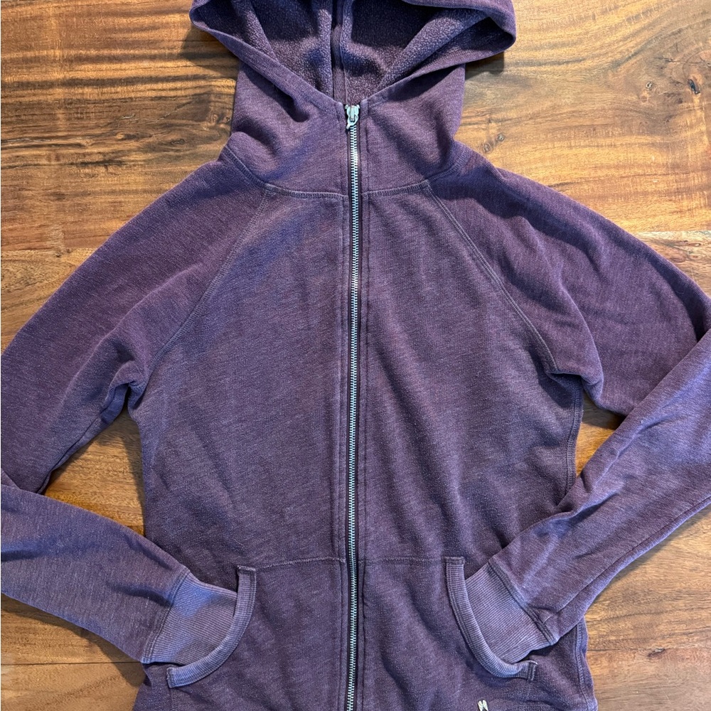 Victoria's Secret Plum Knit Zip-Up Hoodie